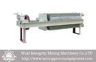Manual Run Dewatering Filter Press , Plate and Frame Filter Press