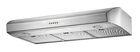 Rear or top vent 350cfm mechanical control Stainless steel/Black/White color Slim Range Hood Under C