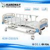 Plastic Cranks Hospital Patient Bed 3 Functions , Clinic / Medical Equipment Bed