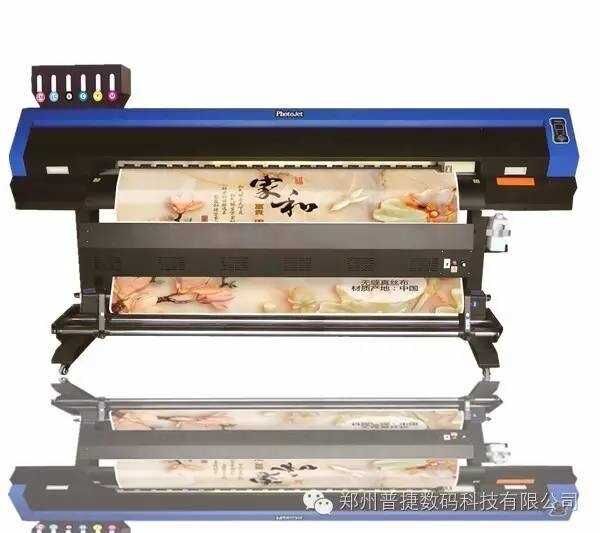Double printer head Eco solvent inkjet printer machine 