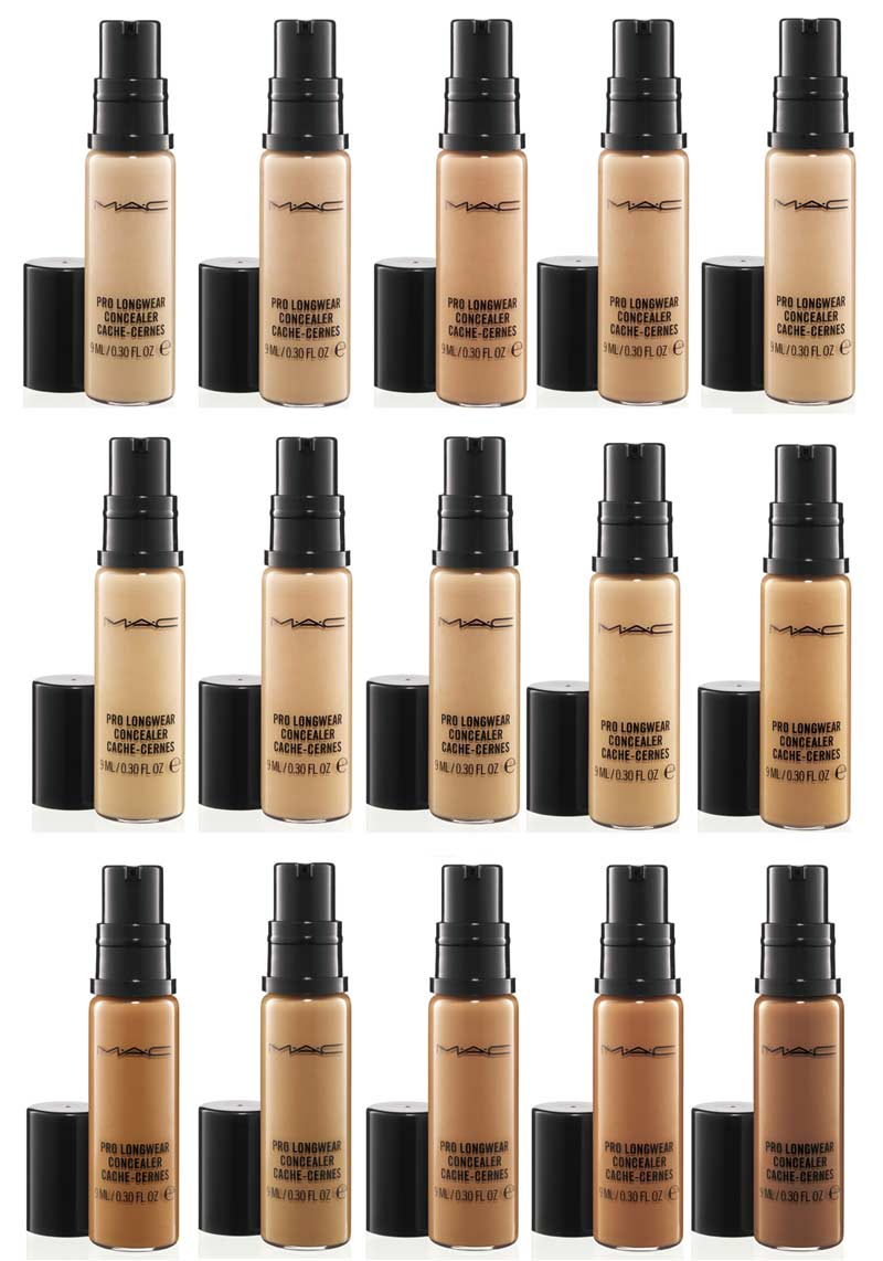 Mac powder, lipsticks, riri woo eyeliners, mascaras, foundation, blushers, eyeshadow,