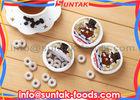 Hole Shaped Colorful Mint Candies , Coffee Flavored Hard Candy With True Coffee Powder