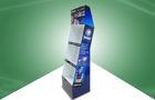 Security Products POP Cardboard Display / Cardboard Floor Display With Three Shelf
