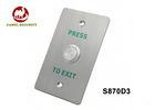Fireproof Material Securitron Exit Button , Metal Faceplate Request To Exit Push Button