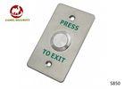 Weatherproof PRESS To Exit Push Button , 4 Terminal Push Button Switch 12V