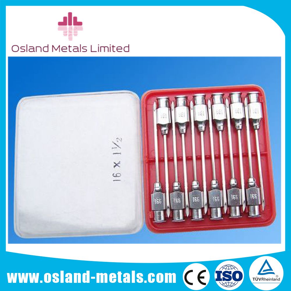 Stainless steel syringe needles 16G