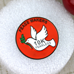 Soft Enamel Pins for Peace Dove
