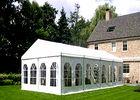 6M Small White Garden Party Tents White Party Gazebo In Backyard 50 People