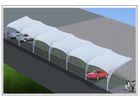 Large White Car Shade Tent , Car Parking Canopy For Driveway / Garage