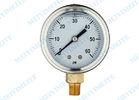 Bottom Oil filled pressure gauge hydraulic 2 inch , 1000 psi pressure gauge