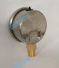 2 Inch Crimp isolate hydraulic oil pressure gauge , pipe / tank pressure gauge
