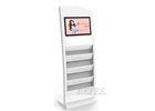 Capacitive Android Digital Signage Totem LCD Display Magazine Holder For Hotel