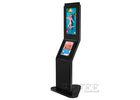 Dual Screen Vertical Digital Signage Totem Android 4.4.4 Version Triangle Bottom Base
