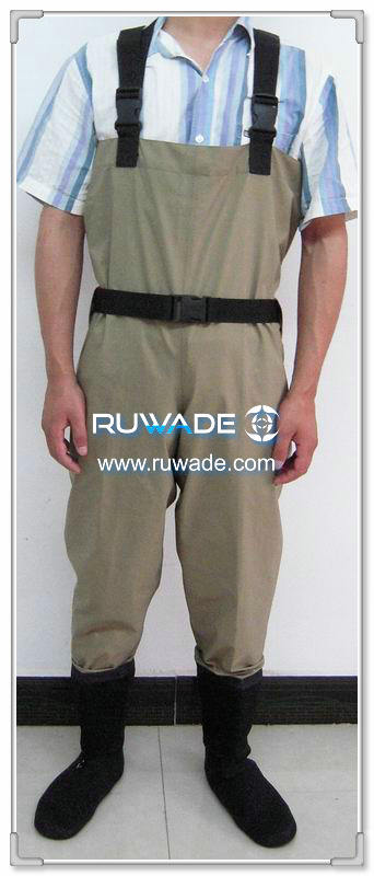 Waterproof breathable fly chest fishing wader -4