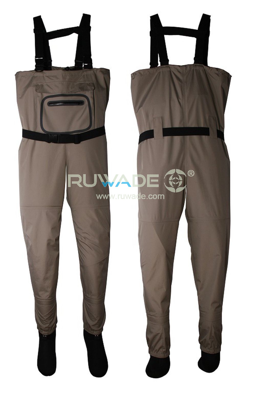 Waterproof breathable fly chest fishing wader -5