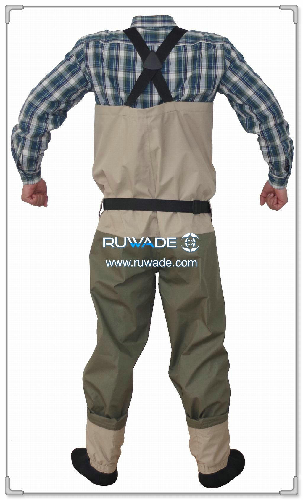 Waterproof breathable fly chest fishing wader -9