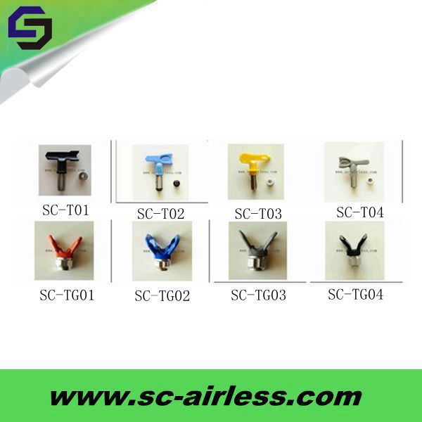 OEM Services!Grey/Black/Yellow/Blue Airless paint sprayer tip/spray tip/spray nozzle