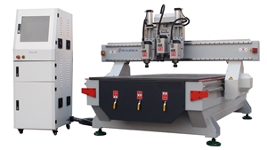 Pneumatic three spindles cnc router