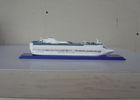 MSC Musica Cruise Ship Mediterranean Cruises Ship Models With Alloy Diecast Anchor Material