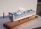 Fine Princess Cruise Ship Models , Container Ship Model With ABS Hand Carving