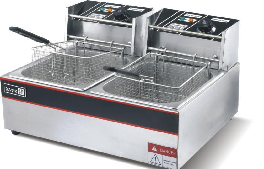Mini 2-Tank Electric deep fryer 