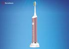 IPX7 Level Pink Sonic Electric Toothbrush Use Dupond Soft Bristle