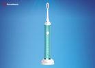 Green Color Sonic Electric Toothbrush  Soft Bristles For Men / Women