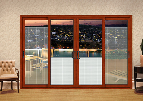 Built in Motorized Venetian Blinds in Double Hollow Glass