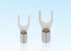 Safety Non - Insulated Spade Terminals , 8 Awg Spade Terminal With Tin Plated Connectors