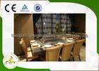 Custom Teppanyaki Hibachi Grill Equipment 8 Seats Built In Electrostatic Fume Purifier