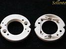 No Soldering LED COB Holder With Stainless Steel Holding Clip Dia 39mm