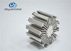Heat Sink Silver Anodizing Extruded Aluminium Profiles / Extruded Aluminum Shapes