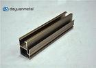 Champagne Anodized Aluminum Extrusions Windows Profile 20 foot