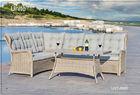 Soft Sectional Outdoor Sofa Patio Couch Set With Cushion Corrosion Resistant