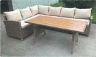 Comfortable Outdoor Patio Sofa Set , L Shaped Outdoor Couch With Table