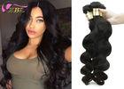 24 Inch Body Wave Virgin Brazilian Hair Weaving 1b , Can Be Colored Well