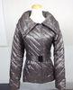 White Mark Ladies Fall-Winter Touch Down Belted Bubble Jacket