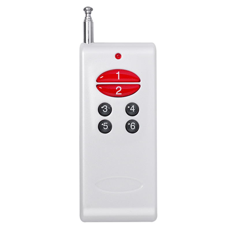 Long Working Distance RF Remote Control with 6button S