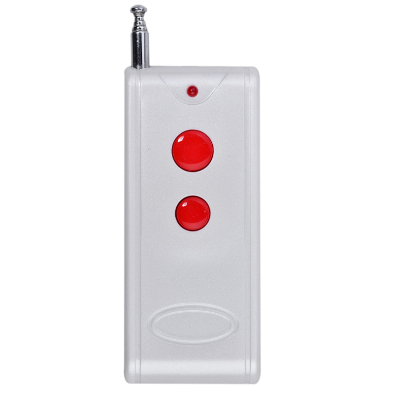Long Working Distance 2 Buttons RF Wireless Remote Control