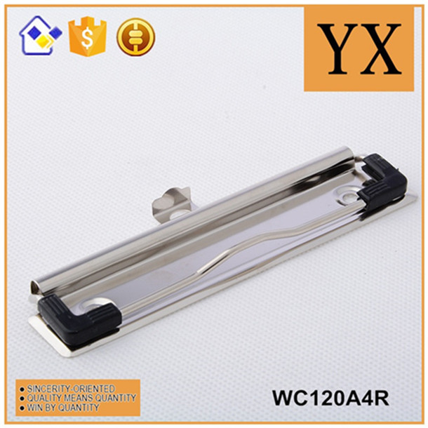 Filling products bright nickel 120mm nickel metal clipboard hardware