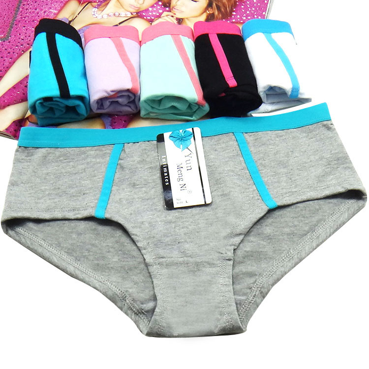 New Desgin Sport Type Ladies Briefs Breathable Cotton Panties Sexy Lingerie