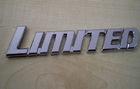 Waterproof ABS Chrome LIMITED Car Letter Emblems / Nameplate 75458-0C020