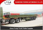 Two And Three Axles 40ft Side Wall Semi Trailer With 60T Capacity