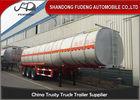 4 compartments fuel tanker semi truck trailer can be customized