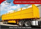 3 Axles Side Wall Semi Trailer 60 Ton Box Semi Trailer With 16 T Or 18 T axle