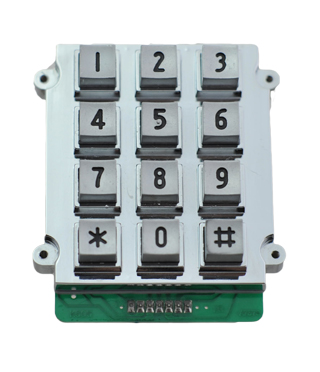 hot-sell metal keypad for koisk 