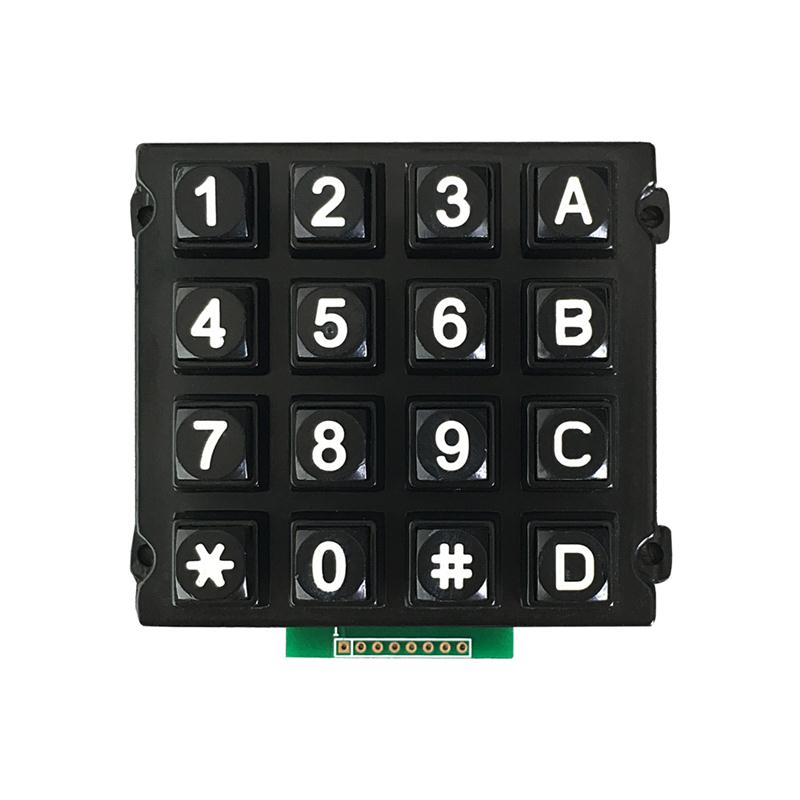 4x4 matrix design anti-explosion industrial telephone keypad