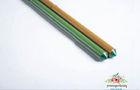 8mm Green Plastic Coated Bamboo Garden Stakes / 8 Foot Bamboo Pole