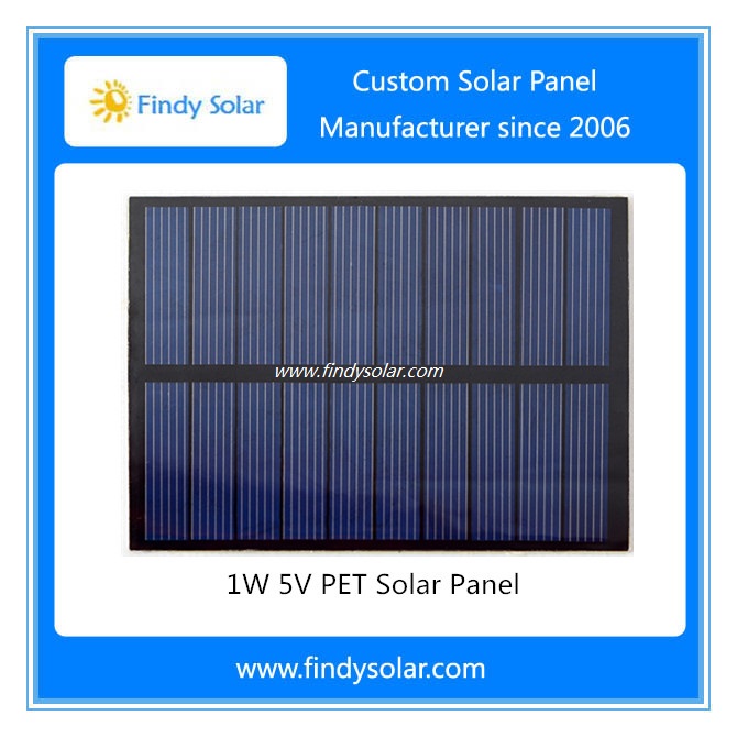 1W 5V PET Solar Panel