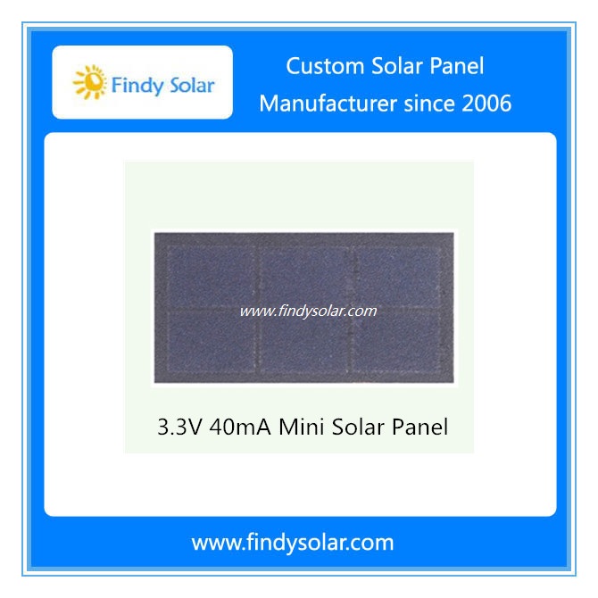 Mini Solar Panel 3.3V 40mA, Sunpower solar panel